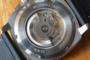 Tidewater Men's Watch - Carbon Fiber Dial - Brushed Stainless