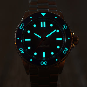 Rockville Blue Dial Lume