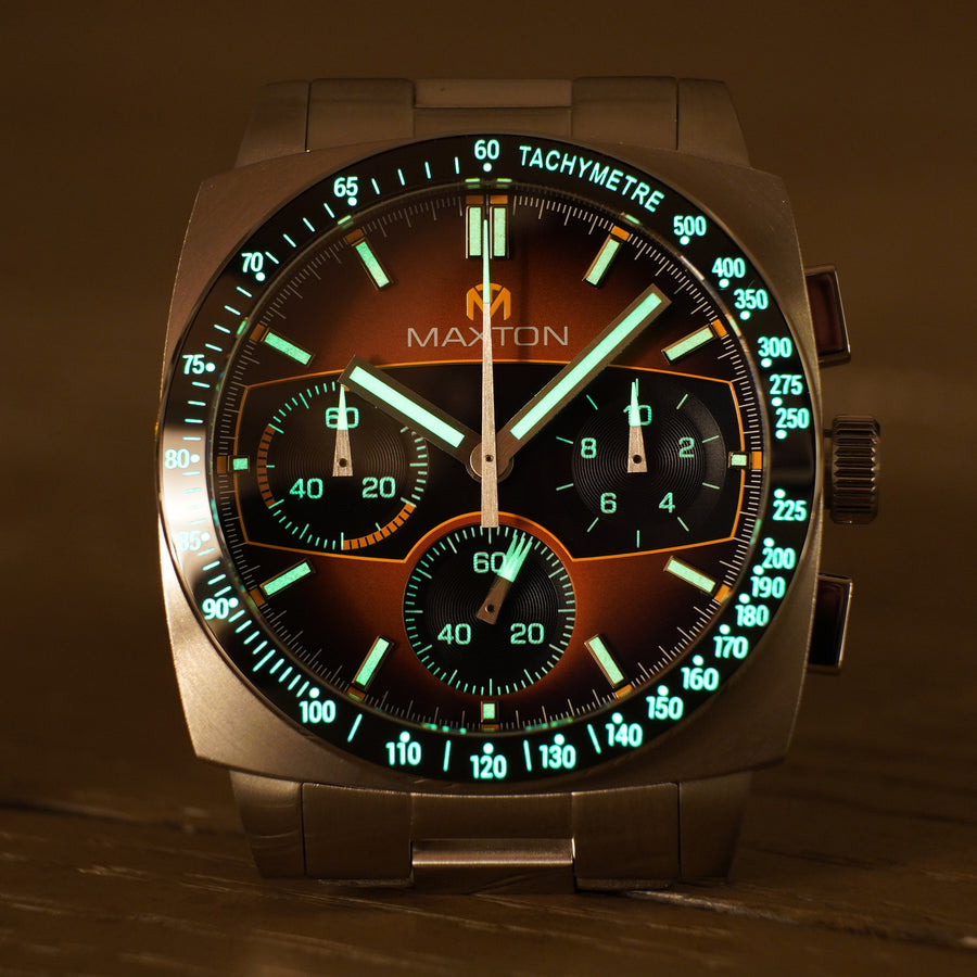 Maxton V2 Men's Watch - Burnt Orange Dial