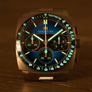 Maxton V2 Men's Watch - Blue Dial