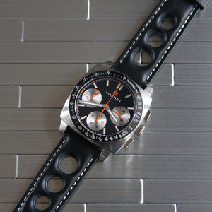 Maxton Men's Watch - Black Dial - Stainless Steel Case Watch - McDowell Time Auto-Quartz Kinetic Movement YT57