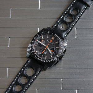 Maxton Men's Watch - Grey Dial - PVD Black Case Watch - McDowell Time Auto-Quartz Kinetic Movement YT57