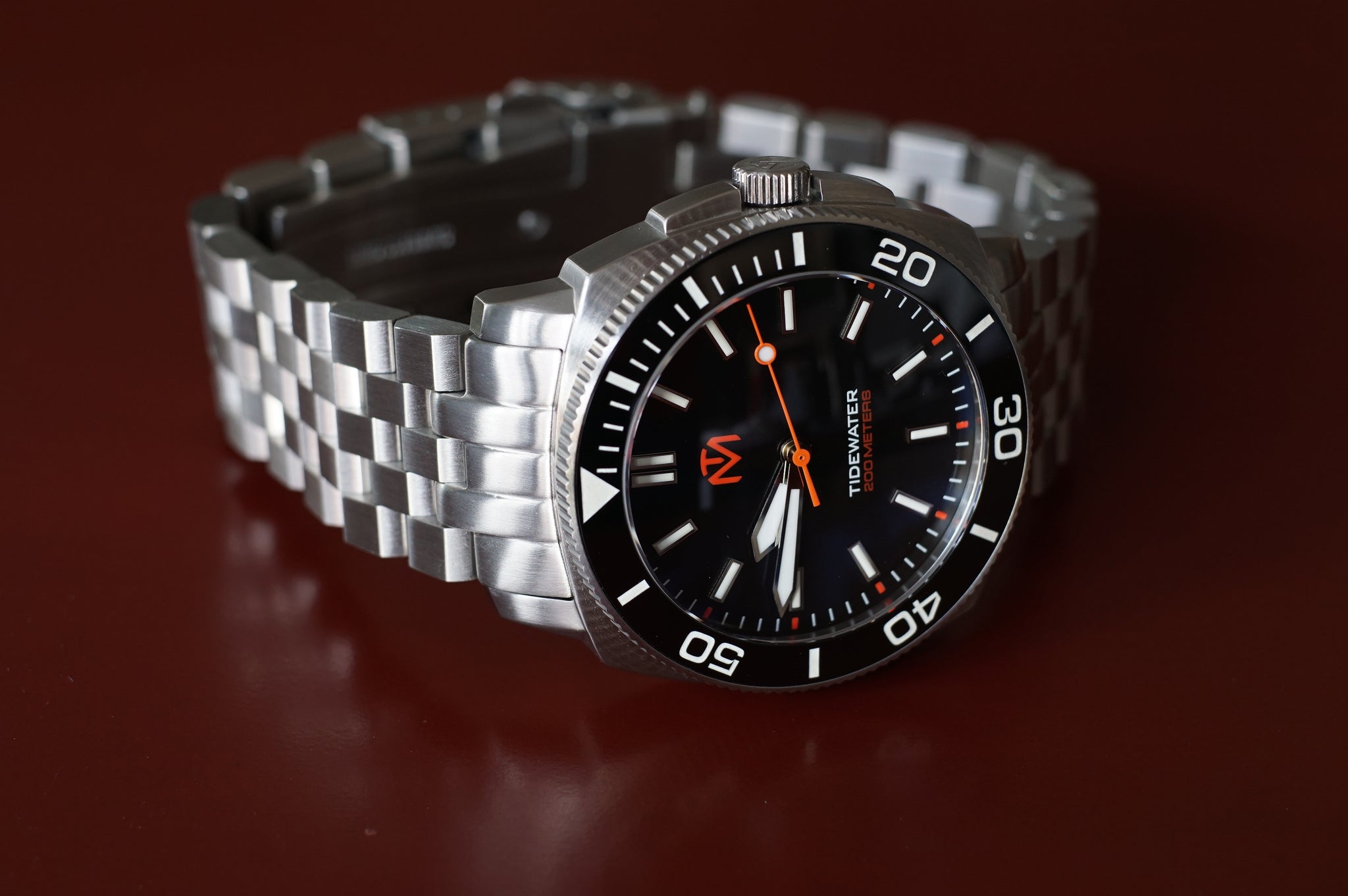 Brushed stainless steel watch hotsell